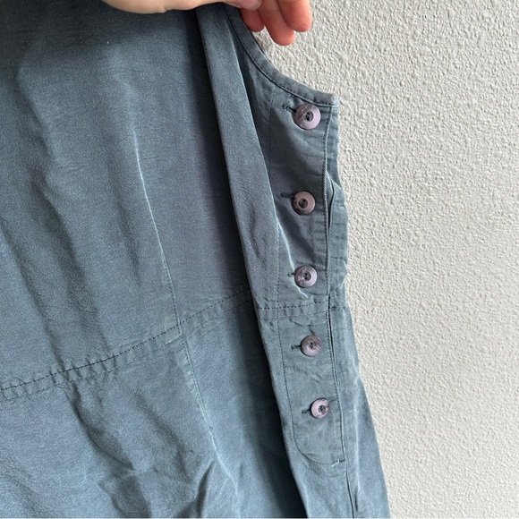 Vintage Sigrid Olsen Blue Jumper Maxi Dress Large - Picture 3 of 10